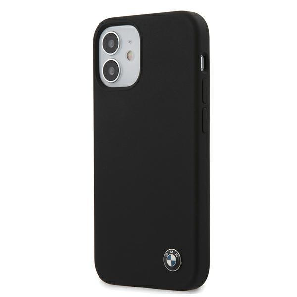 Etui BMW BMHCP12SSILBK iPhone 12 mini5,4 czarny/black hardcase Silicone Signature
