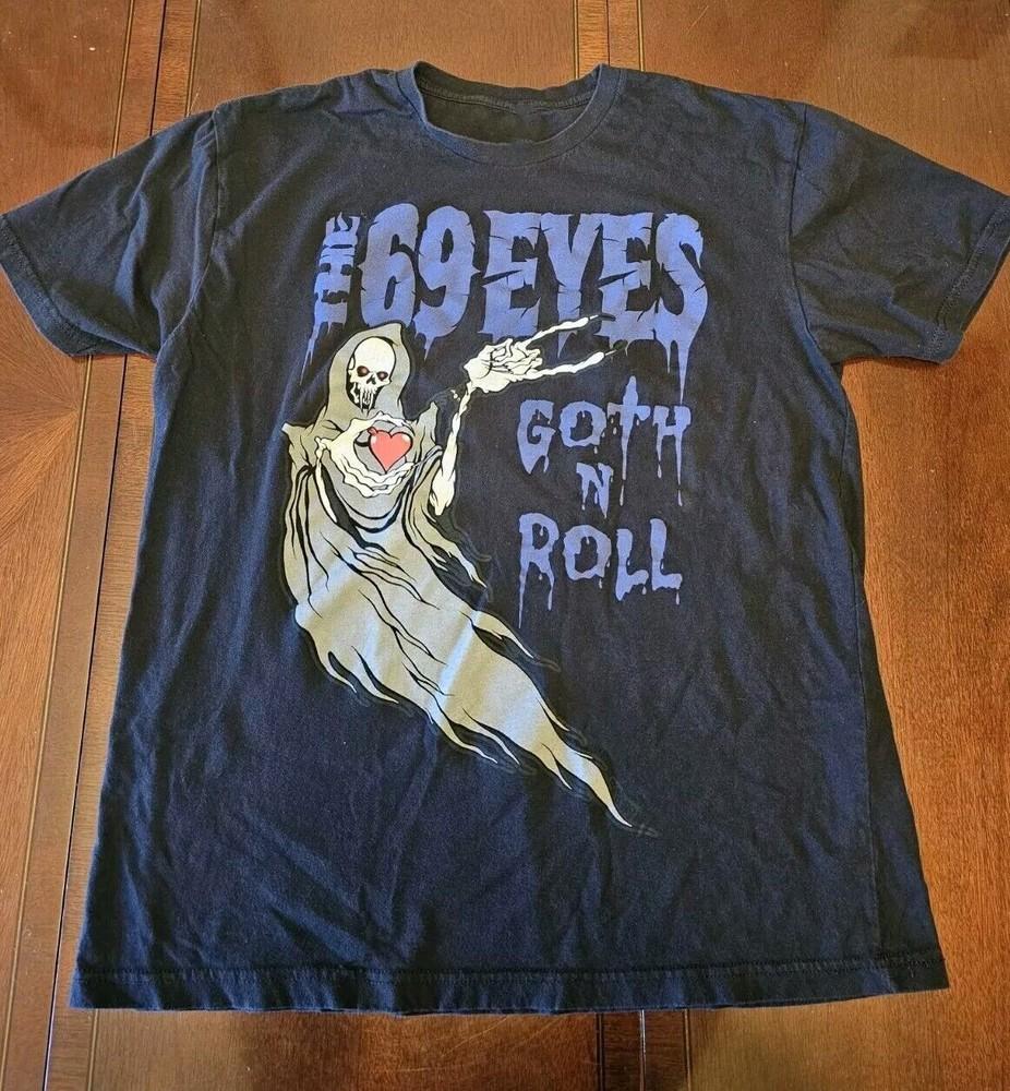 

Футболка унисекс The 69 Eyes Goth andRoll Хлопковая футболка S-5XL Bo1002 Унисекс футболка XXL