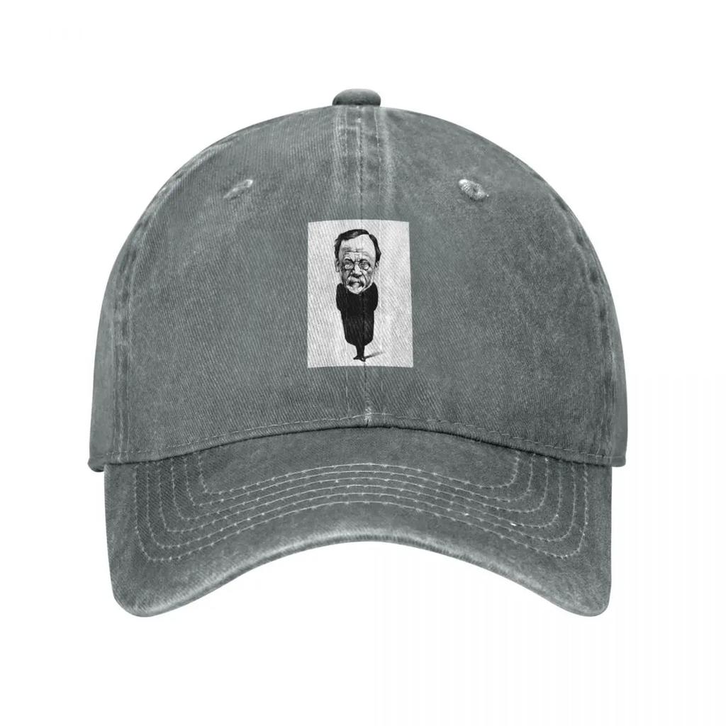 Caricature of Louis Pasteur Baseball Cap New Hat Thermal Visor Hat Unisex Anime Hat Women Unisexs