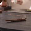 Wooden Boat Incense Holder Bamboo Raft Design Retro Incense Burners Decorative Portable Meditation Incense Burners