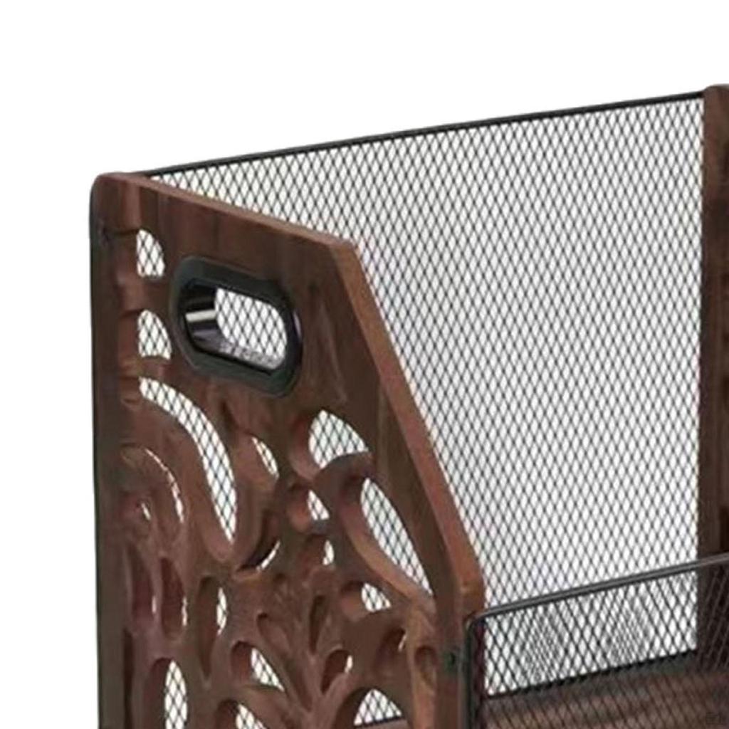 Vinyl Record Display Holder Organizer Desktop Home Decor Stand Wood Rack Shelf for Store Garage