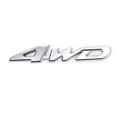 YFFSFDC Universal Sticker, Double Sided Tape, Easy To Apply, 3D 3D Sticker, Emblem, 4WD