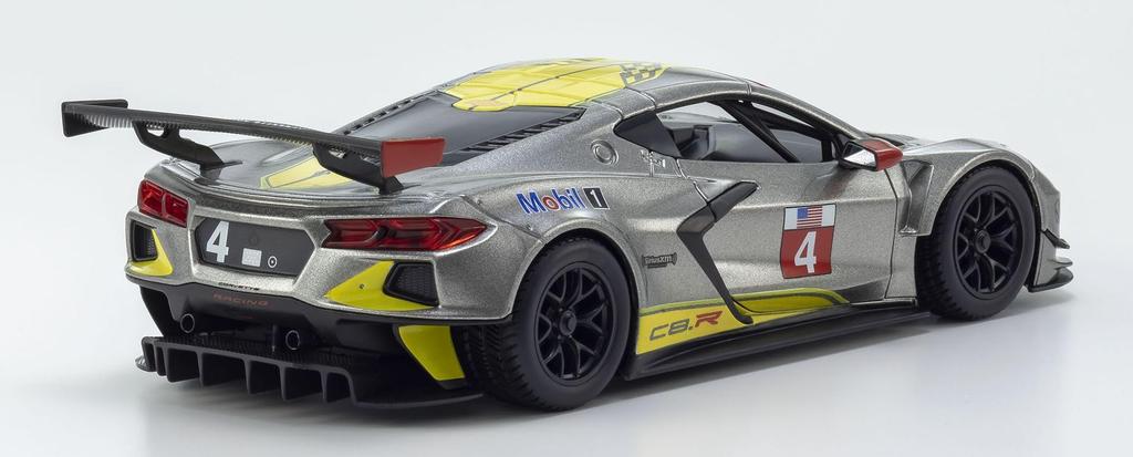 Kyosho Bburago 1/24 Chevrolet Corvette C8R No. 4 2020 Gray Finished Model