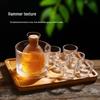 Chixing Er'ma Tavern Hammered Glass Sake Set