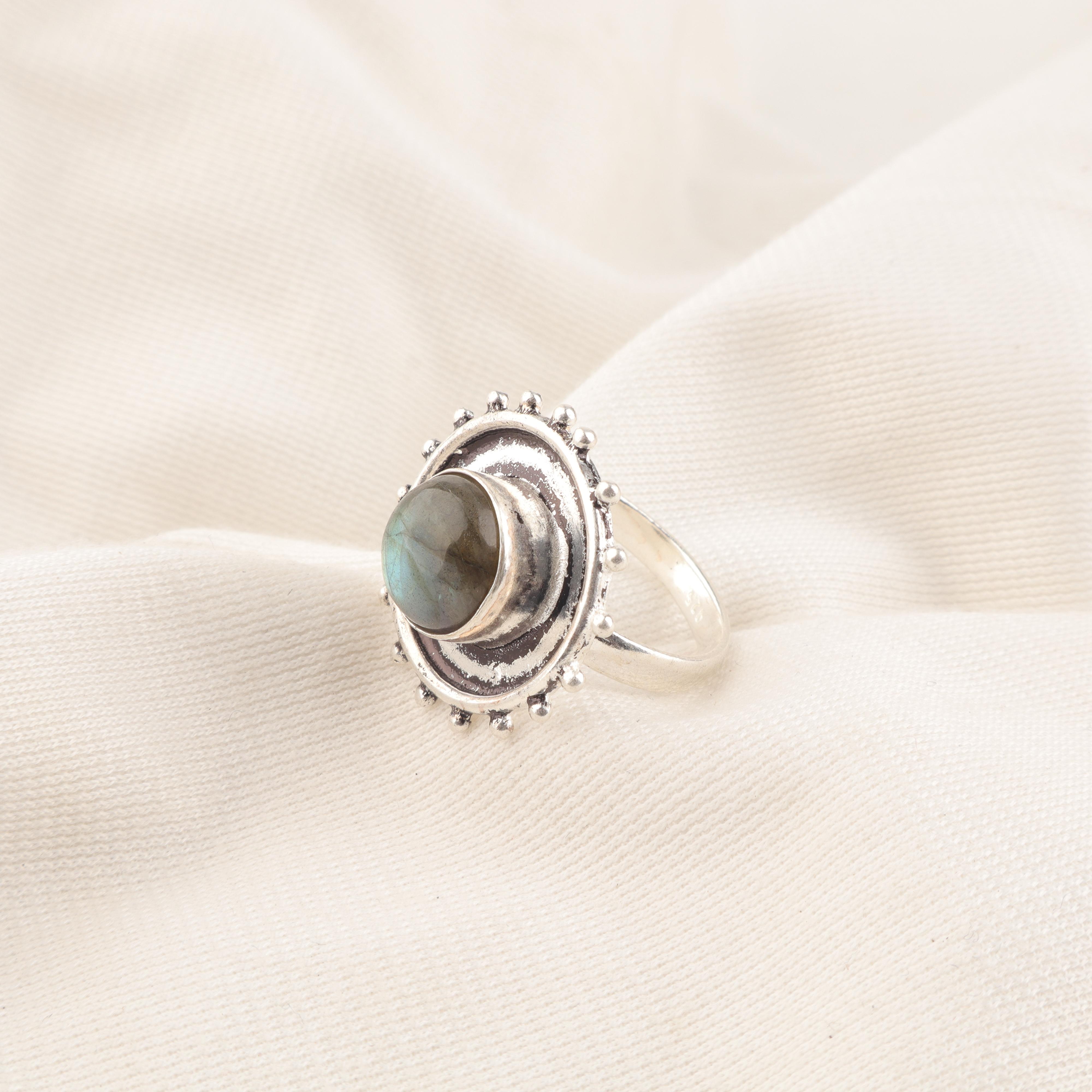 

Кольцо с лабрадоритом, Великолепное украшение ручной работы, Кольцо из стерлингового серебра 925 пробы, Привлекательное серебряное кольцо - подарок для женщин 12 синий