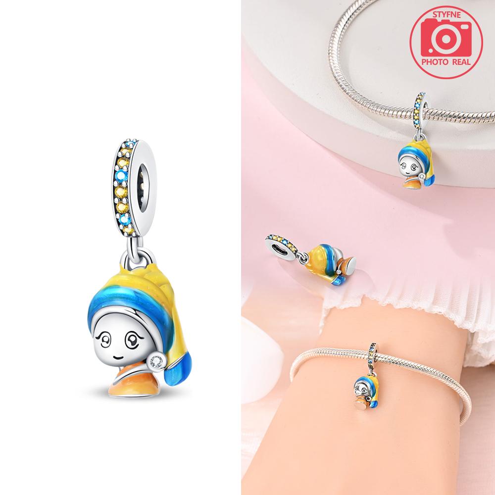 Famous Painting Series And Celebrity Pendants Copper Colors For Charms Copper Colors Original Bracelet For Jewelry Making