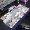 New Red Girl Wuthering Waves Phrolova Mouse Pad Anime Gaming Mouse Pad RGB Desk Mat Natural Rubber Desktop XXL Decorative Carpet