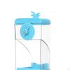 Bird Cage Feeder ,Automatic ,Clear Leakproof Parrot Food Container for Finch Canary Budgies