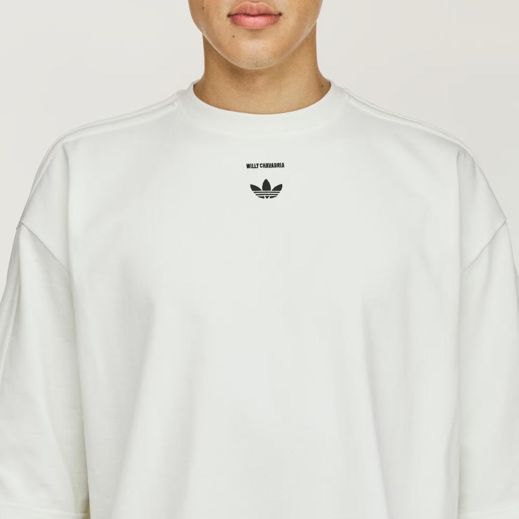 adidas X Willy Chavarria Signature Tee Off White Men Tops JW4053