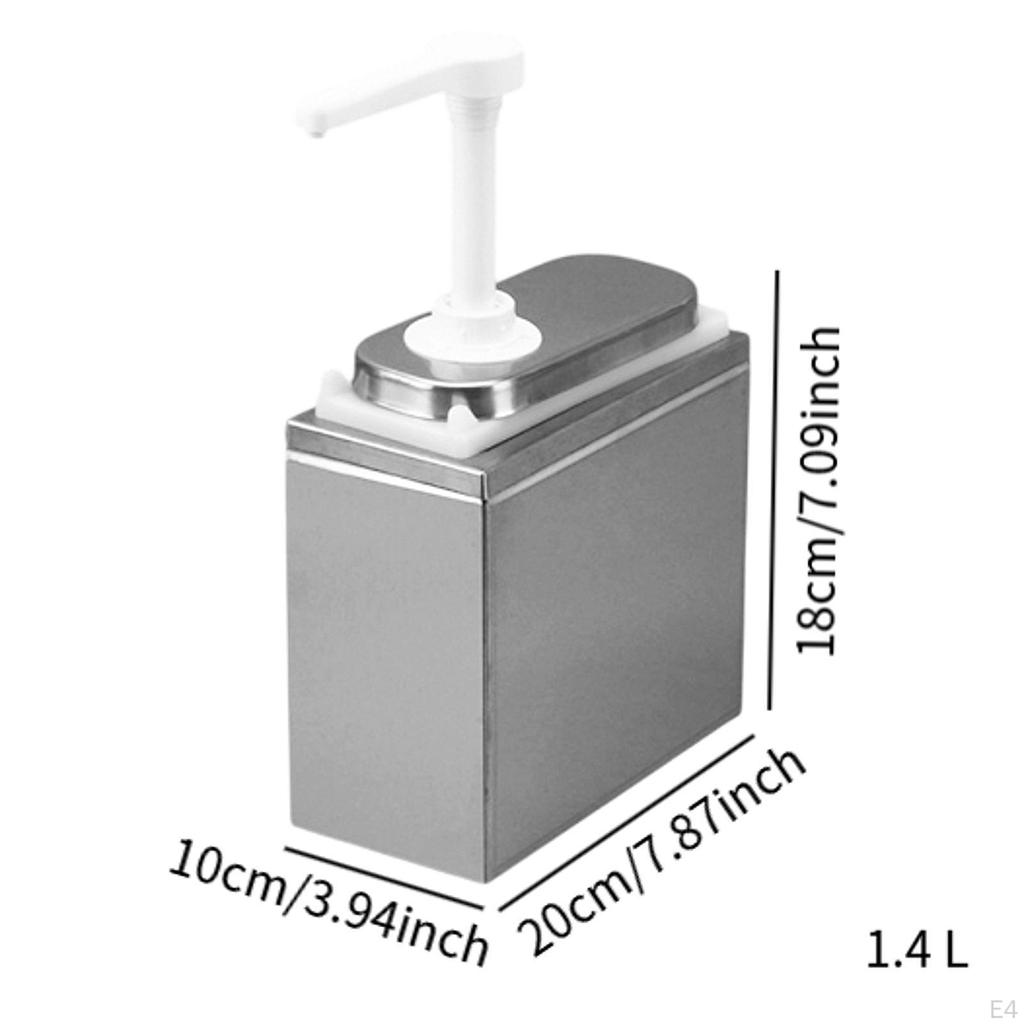 Condiment Pump Bottle for Sauces, Dressings, And Syrups Home Restaurant
