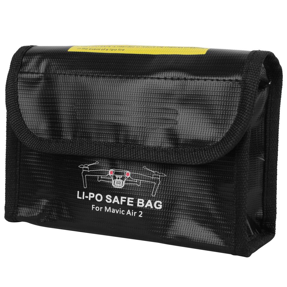 

Drone Battery Safe Bag Explosion Proof Fireproof Storage Protective Case Fit for DJI Mavic Air 2(3 Batteries