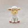 Sheep Desktop Decoration 3D Printed Figurine, Mini Statue for Desk Decor, Small Animal Figurine Sitting Lamp Sculpture Ornament, Gift Lovers PLA
