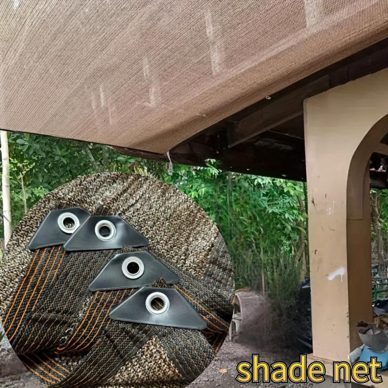 1 Stück Braunes Sonnenschutznetz, 90% UV-Block Polyestergewebe, 81-90% Schattierungsrate, Langlebiges Kunststoffmaterial, Ideal für Gartenterrassen, Gewächshäuser, Pavillons