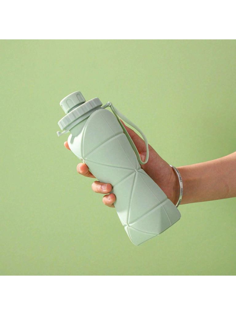 Silicone Collapsible Sports Water Bottles Outdoor Camping Folding Water Cup Large Capacity Travel Foldable Leakproof Kettle