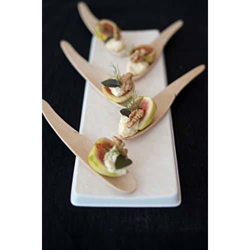 WASARA Long Plates, White, 30cm, 6 Pieces, DM-014R