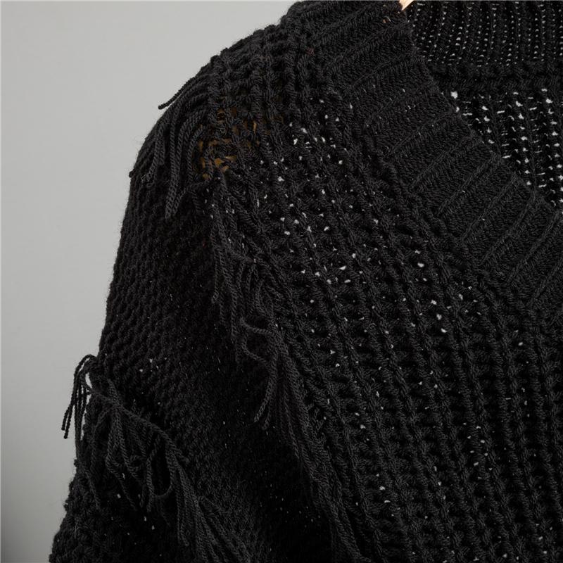 New Korean Style Solid Sweater Women Vintage Oversize Knit Jumper Female Autumn Long Sleeve O-neck Pullovers Tops