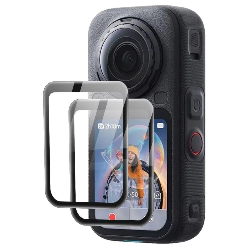 1/2/3Pcs 3D Curved Protective Films Camera Screen Cover for Insta360 X6 Action Camera Accessories