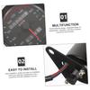 FUNOMOCYA Motorcycle High Accuracy Speedometer Black Metal High Odometer Motorcycle