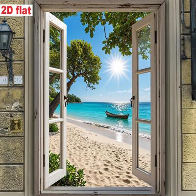 Summer Party Window Decoration Banner - Festival Theme Cloth