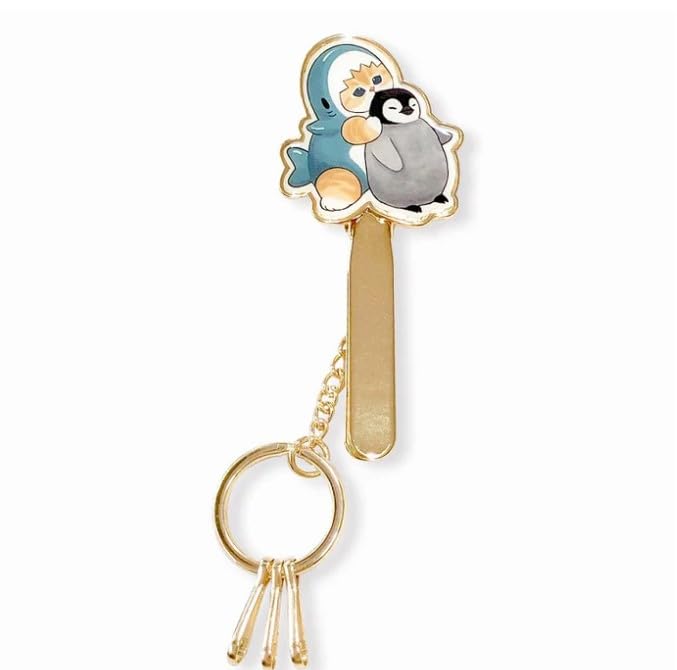 mofusand Clip Charm Shark and Penguin