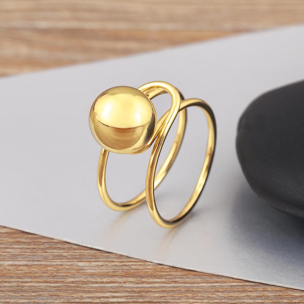 Nidin Classic New Design Spherical Multilayer Open Rings Adjustable For Female Male Hip-Hop Style Finger Jewelry Gift Wholesale