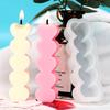 3D 5-Cavity Silicone Candle Mold DIY Clover Love Daisy Aromatherapy Soap Mould Home Decoration Production Resin Molds