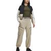Laced Cuffed Comfortable Versatile Woven Casual Pants Women Bottoms 1386481-299