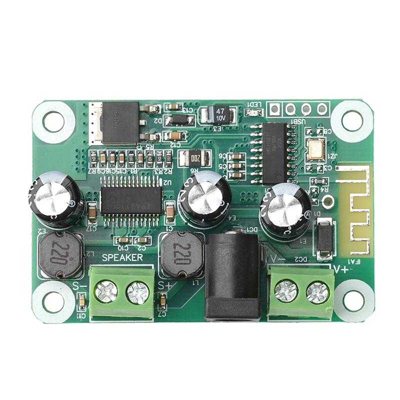 DC 9-25V TPA3110 30W Bluetooth Amplifier Board Single Channel 30W Supports TWS Dual Stereo Audio Power Amplifier Board