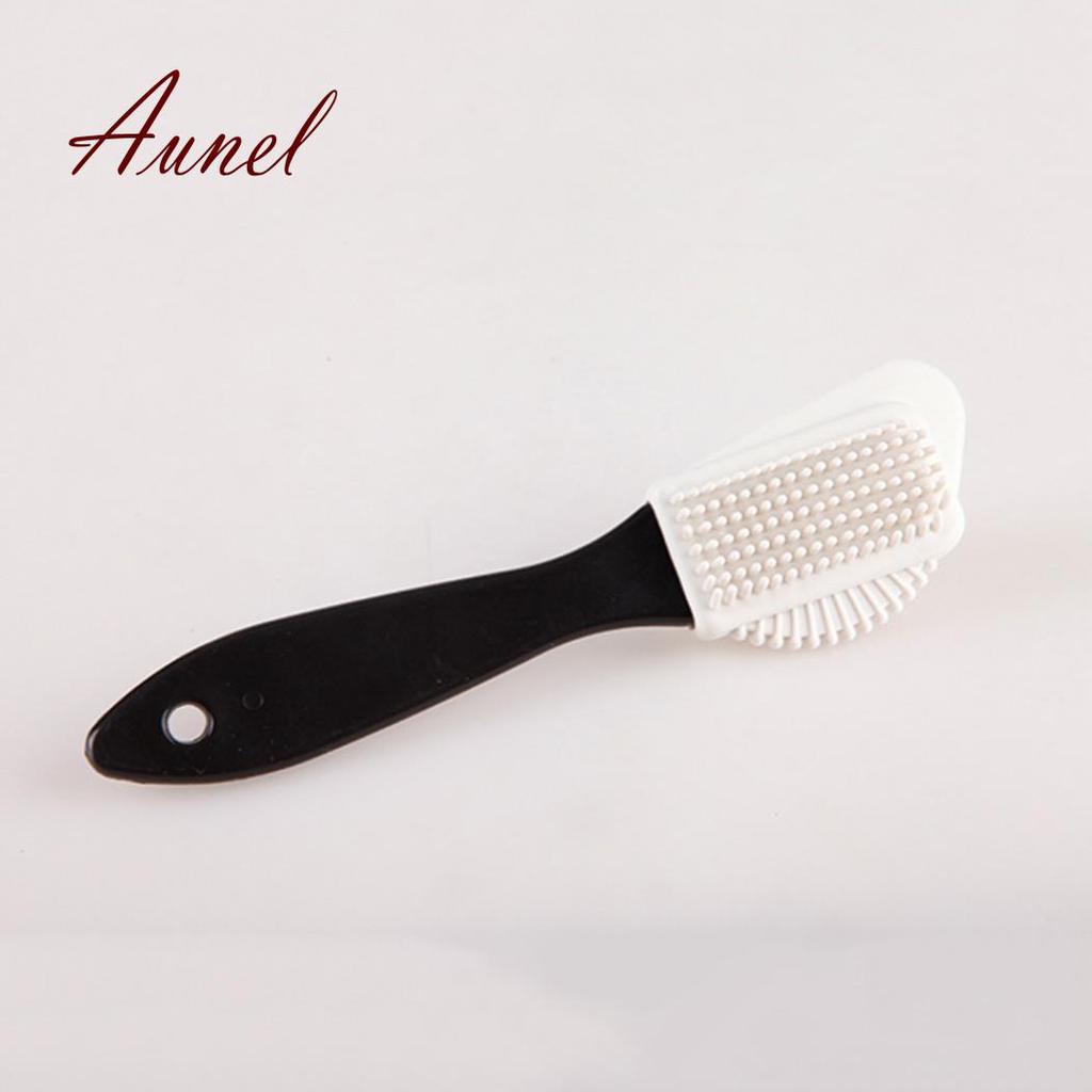 H- Held Three - Sided Cleaning Brush Sanded Suede Shoes Guide Cleaning Tools