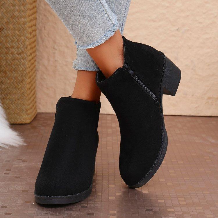 Damen Bequeme Lockere Schuhe - Fußgewölbeunterstützung Ohne Müde Füße Rutschfest Tragbar Dämpfend Leichter Luxus Höhenerhöhend Martin Stiefel