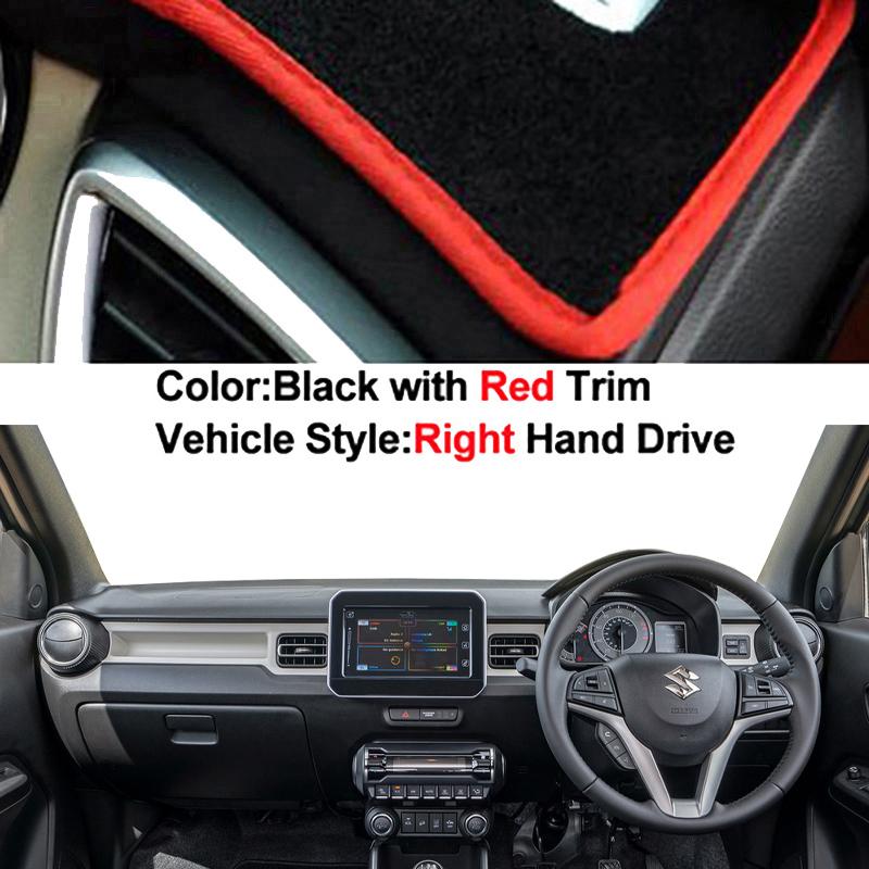 For Suzuki Ignis 2016 - 2024 Center Console Protector Carpet Dashmat Sun-shade Accessories Car Dashboard Cover