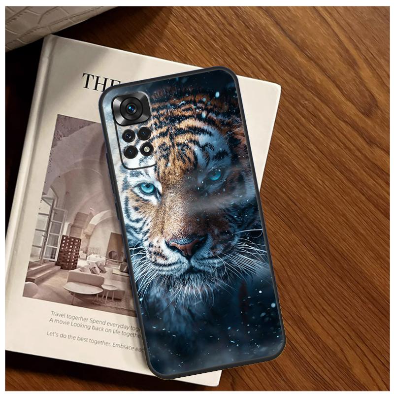 Tigergesicht Hülle Für Xiaomi Redmi Note 13 9 10 11 12 14 15 Pro Plus Abdeckung Für Redmi 15 C 12C 13C 14C 10C