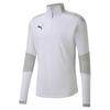 Fit Half Zipper Training Sweatshirt Comfortable Casual Long Sleeve T-Shirt Men Tops White 656475-04