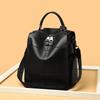 Women's Genuine Leather Top Grain Cowhide Backpack - Trendy Large Capacity Double Shoulder Bag 2025