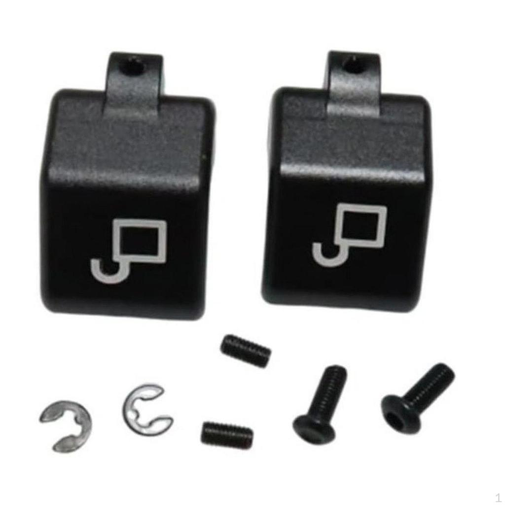 2 Pieces Soft Top Convertible Roof Latch Lock Set Accessory Attachment Easy Installation Aluminium