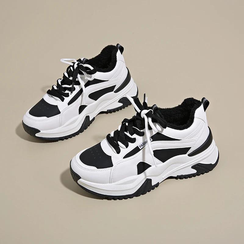 

Модные низкие кеды на толстой подошве, повседневные теннисные туфли-лоферы на платформе, женские белые кроссовки на каблуке, спортивные предложения для игры во Вьетнаме 35