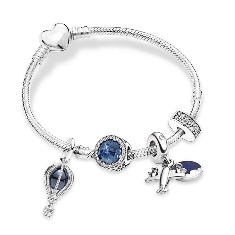 2026 Ocean Bracelet Set 925 Silver Dream Catcher Ocean Journey Starry Fairy Tale Bracelet