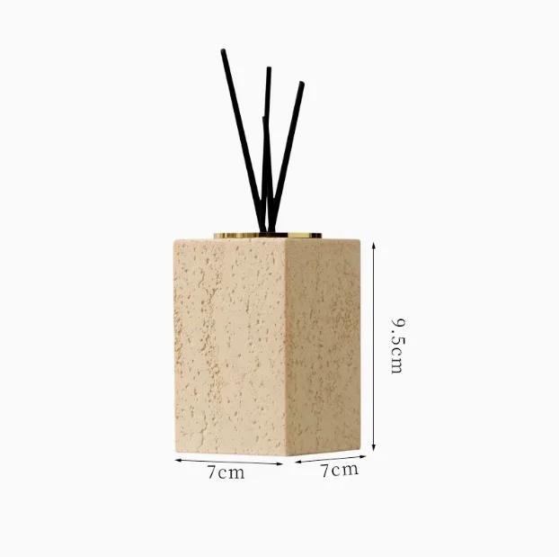 Beige Retro Cave Stone Soap Dispenser, Bathroom Accessories, Shampoo Dispenser, Storage Tray, Tissue Box, Toothbrush Holder