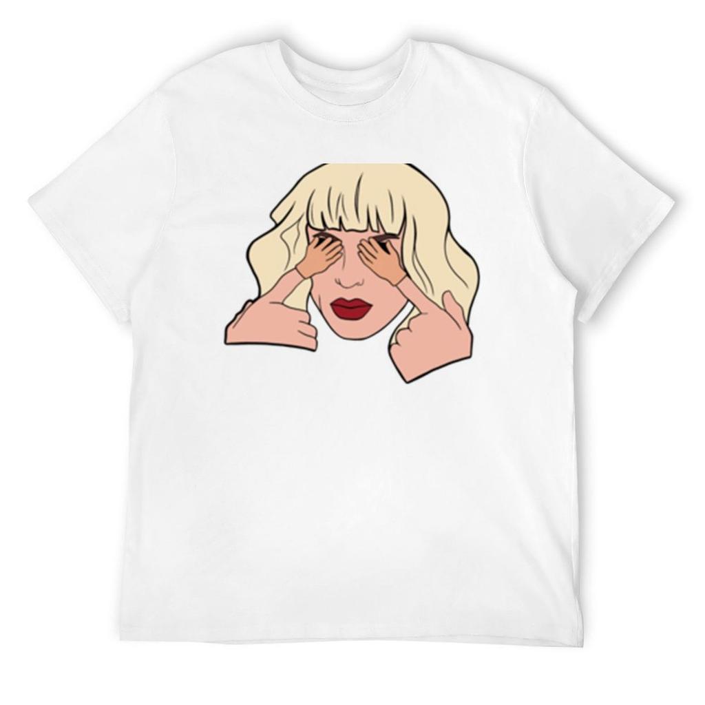 Katya Zamolodchikova Tiny Hands T-Shirt Customizeds Short Sleeve Tee Oversized Graphic Tee Men's T-shirt