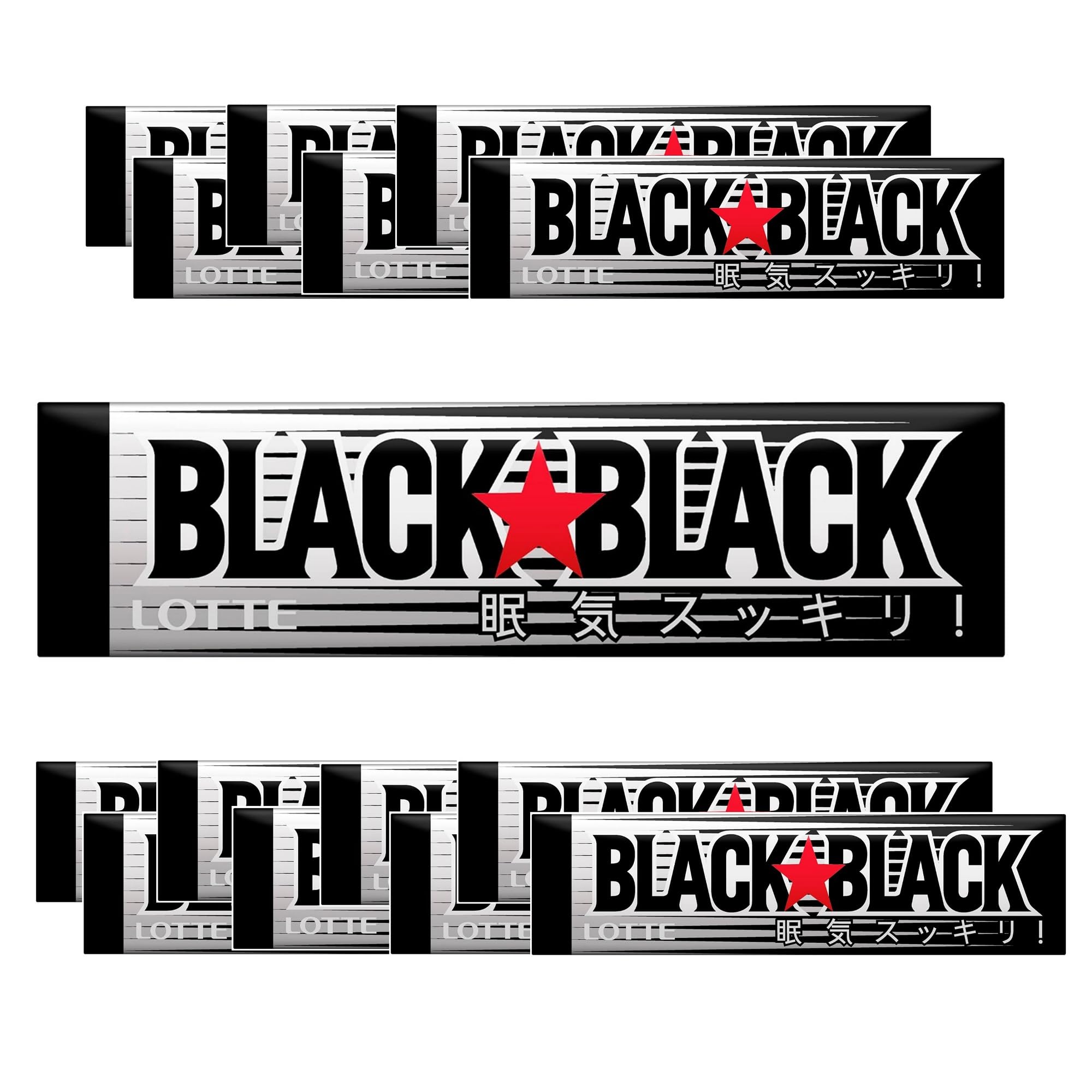 

Lotte Black Black Gum 9 шт. x 15 шт.