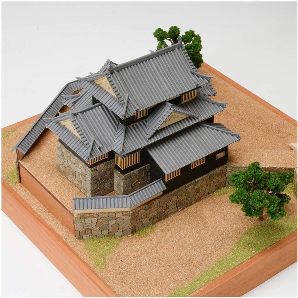 Woody Joe 1/150 Bitchu Matsuyama Castle Wooden Model Assembly Kit