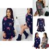 Premium Quality Fashion Women Long Sleeve Bodycon Casual Party Evening Mini Dress