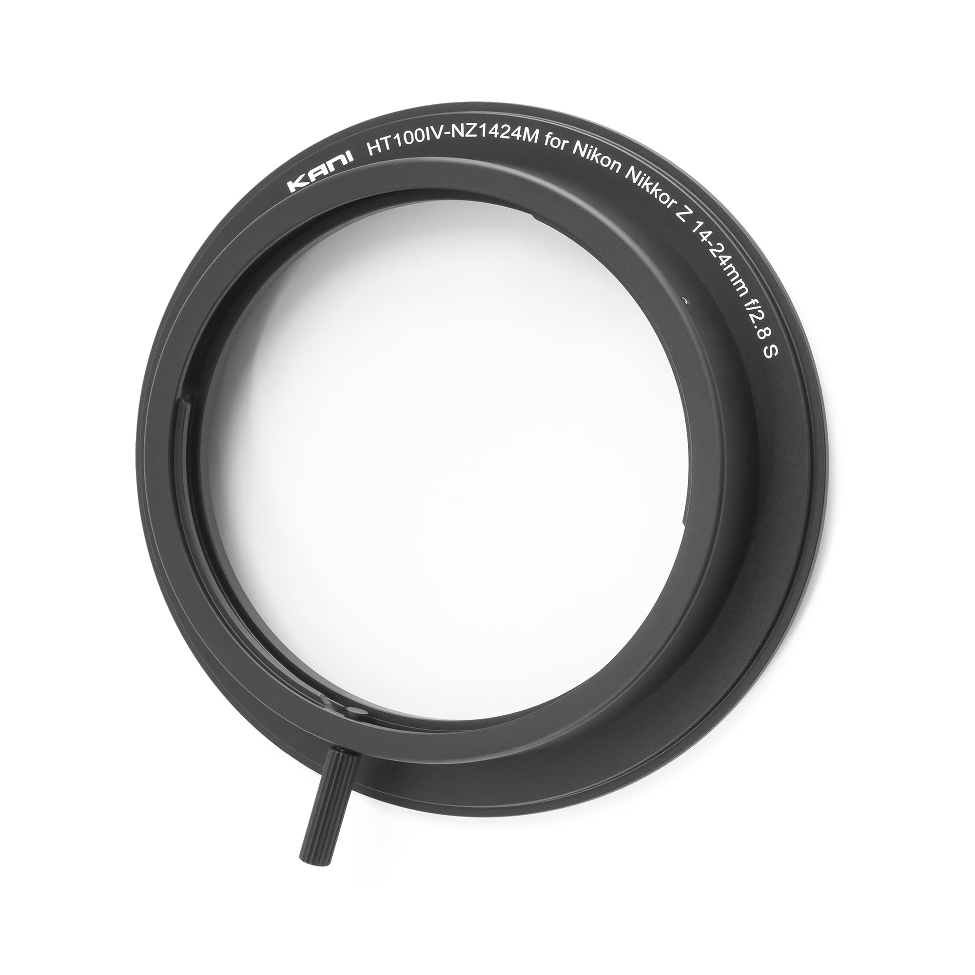 

KANI 100mm Wide HT100 IV Adapter Ring for Nikon Nikkor Z S Angle Square Filter Accessory Holder Sold Part 815897 14-24mm f/2.8 Lens, Ultra-Wide