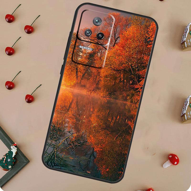 

Autumn Leaves Case For POCO X6 Pro X3 X5 F5 M6 Pro F3 M5s Cover For Xiaomi 13T Pro 14 11T 12T 12 13 Lite Mi 12 Pro