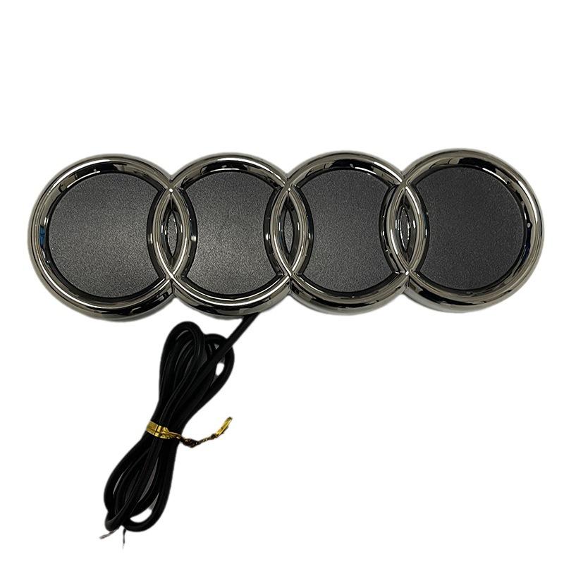 For Hot 4D LED Car Logo Light Rear Emblem Lamp Illuminated Badge Light 3 Colors Auto Exterior Modified Decorative Accessories