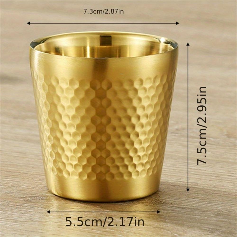 1pc Korean style tea cup, creative hammer patterned cup, dragon ling cup, mouthwash cup, catering beer cup, barbecue restaurant,
