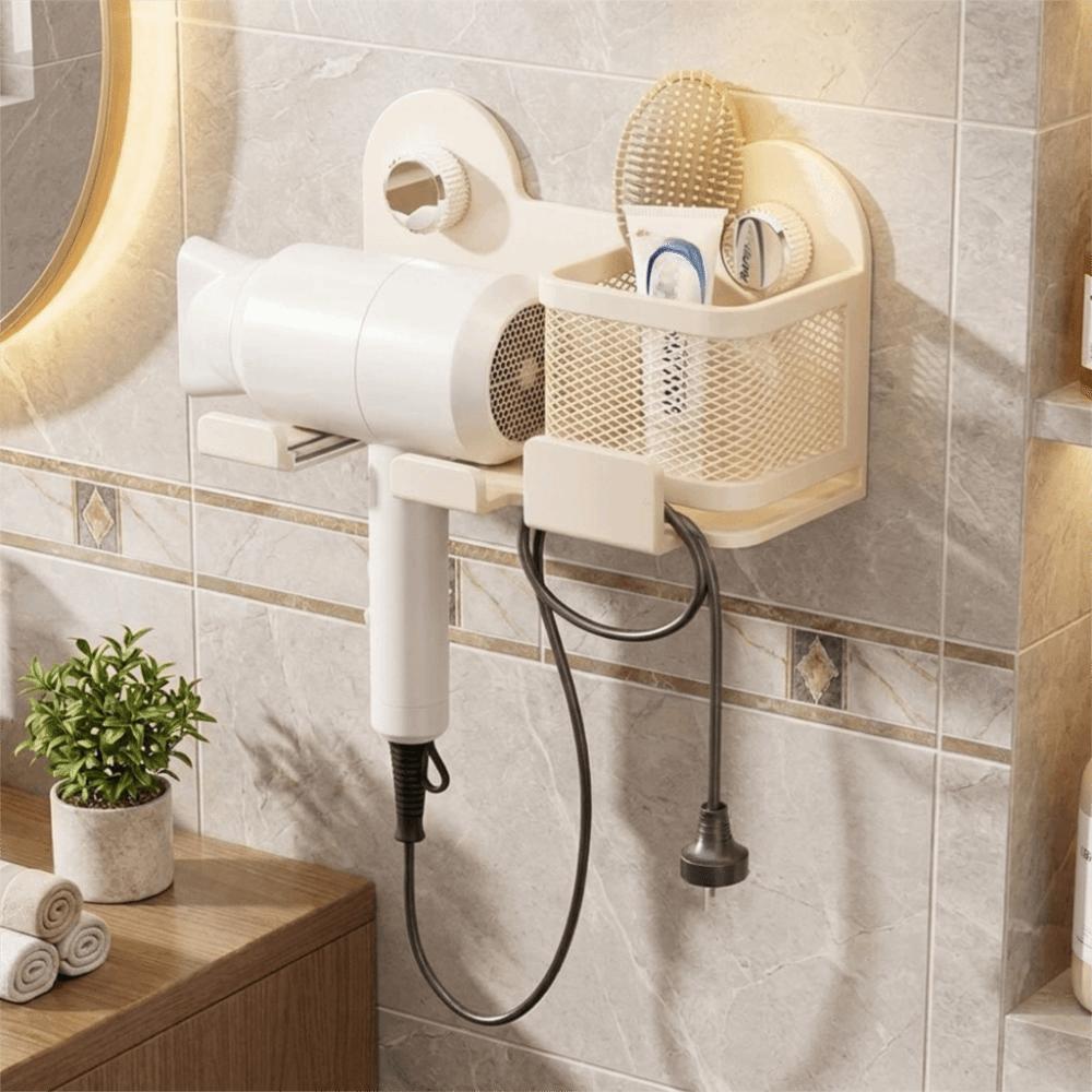 Large Capacity Blow Dryer Hanger Carbon Steel Hair Straightener Holder Hair Styling Area