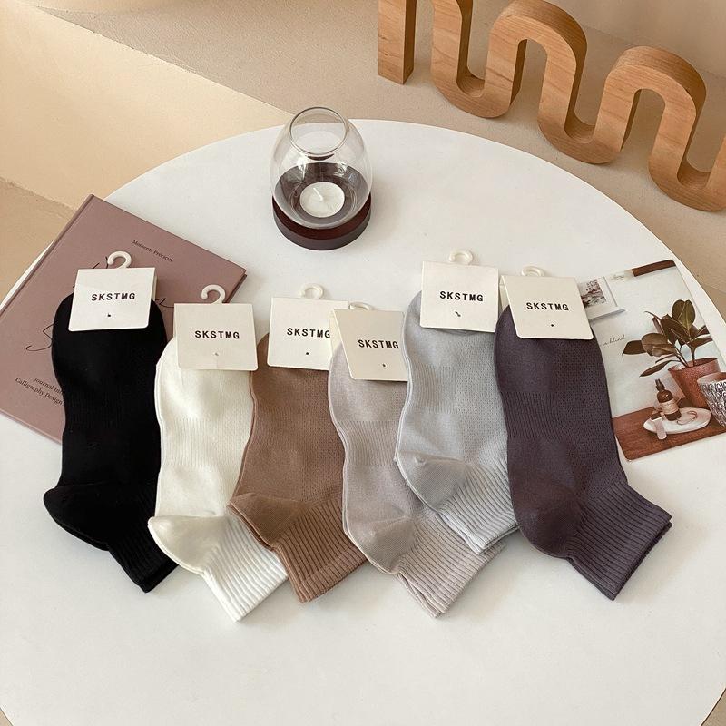 Solid Color High Elastic Bar Basic Versatile Casual Sports Socks Men'S Fashion Sports Men'S Socks
