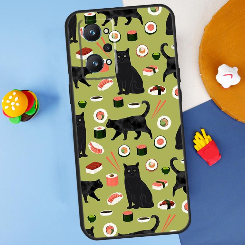 

Food Sushi For Realme 11 10 12 13 14 Pro Plus GT 5 6 6T GT7 Pro C61 C53 C51 C21Y C25S C55 C67 C75 Case Realme GT5 Pro