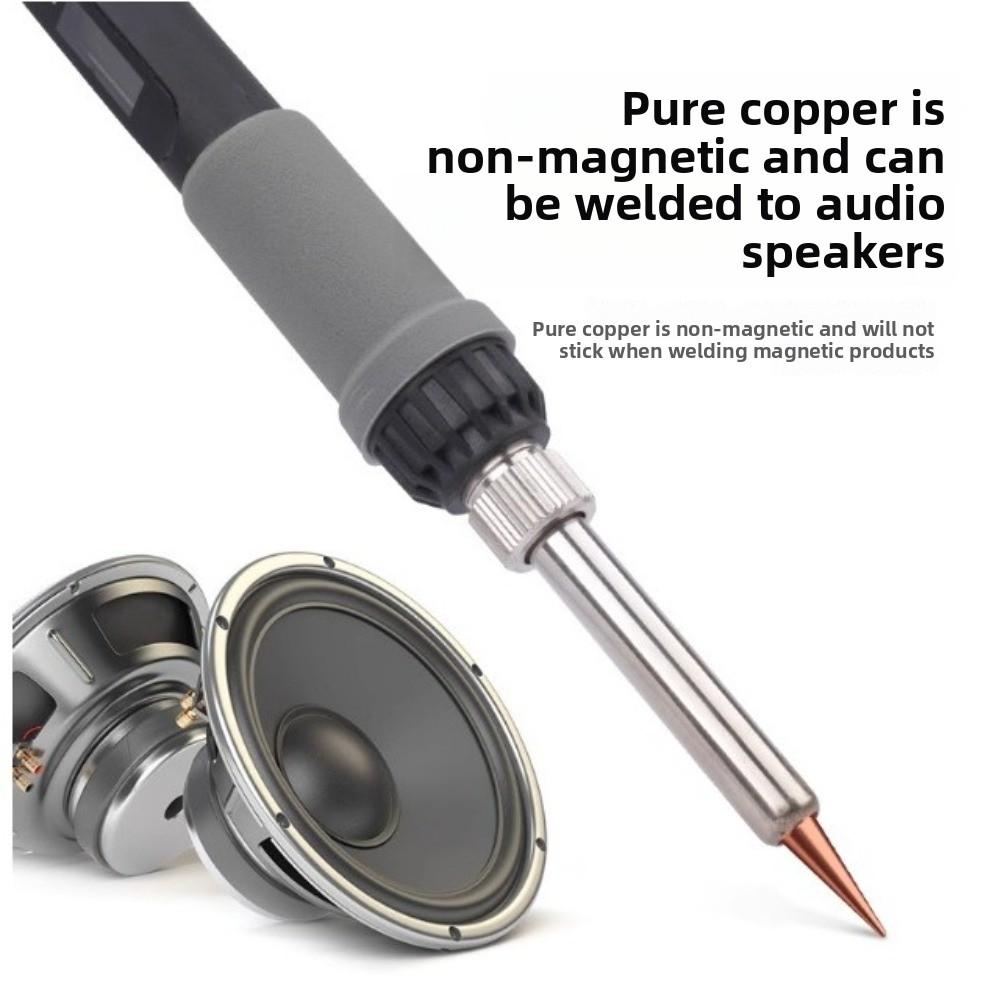 5 Pieces Set Soldering Irons Inside Hot Pure Copper Soldering Iron Head Set Electric Tip Soldering Iron Tip Electrical Work